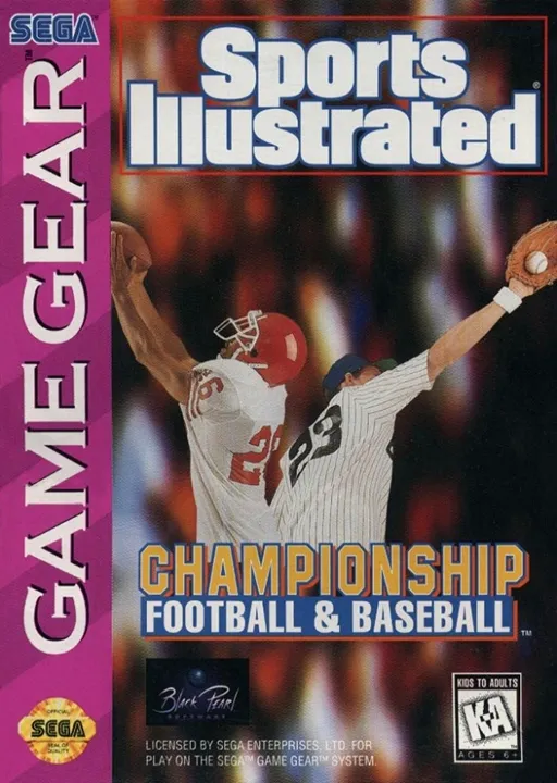Обложка игры Sports Illustrated: Championship Football & Baseball